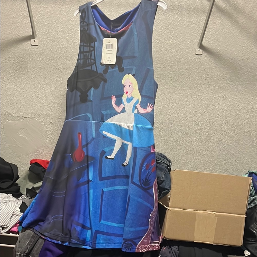 Blue and Purple Alice in Wonderland Dress